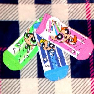Powderpuff Girl 3 pack socks